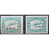 B0372 Sudoeste Africano - Yvert Nº A1 + A3 N/circ