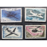B1050 França - Aéreos Yvert Nº 38/41 Circ