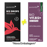 B12 Drops Metilcobalamina Biodisponível Em Gotas, Puravida