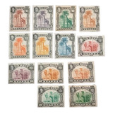 B3683 Nyassa - Yvert Nº 27/39 Completa Fauna N