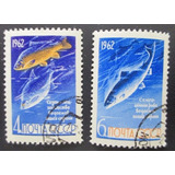 B6736 Russia - Fauna Peixe Yvert Nº 2256/7 Circ