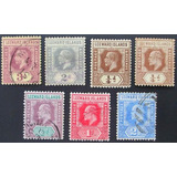 B6901 Leeward - 7 Selos Diferentes Yvert Nº 33/5+38+61+66+7