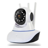 Babá Eletrônica Câmera Wifi Sem Fio Visão Noturna Microfone 