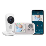 Baba Eletrônica Motorola Mbp667connect Wi-fi Visão Noturna Cor Branco