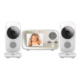 Babá Eletrônica Sem Fio Motorola Mbp483-2 Com 2 Câmeras