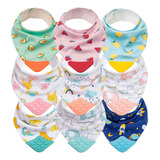 Babador Bandana Com Mordedor E Ajuste Frutti Buba