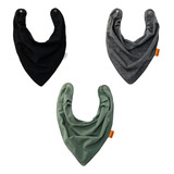 Babador Bandana Impermeável, Kit 3 Ben, Bababoo