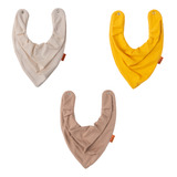 Babador Bandana Impermeável Meninos Kit 3, Bababoo