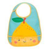 Babador Bebe +3 Meses Com Bolso Coletor Frutti Limão Buba
