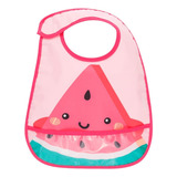 Babador Bebe +3 Meses Com Bolso Coletor Frutti Melancia Buba