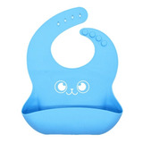 Babador Bebe De Silicone Com Pega Migalhas Bpa-free Noesis