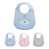 Babador De Silicone Bebê Impermeável Blw Migalhas Infantil