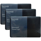 Babador Descartável Preto Towel Up Monoart Euronda (kit C/3)