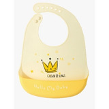 Babador Em Silicone Impermeável Bebê Pega Migalhas Estampado