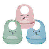 Babador Silicone Impermeável Cata Pega Migalhas Blw