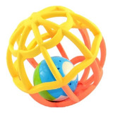Baby Ball Amarelo E Laranja Com Luz E Som 5848 - Buba