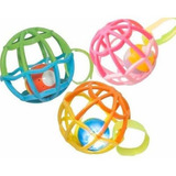 Baby Ball Rosa Com Luz E Som 5848 - Buba