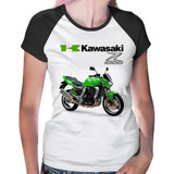 Baby Look Raglan Moto Kawasaki Z