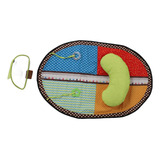 Baby Tummy Time Pillow Support Mirror Play Mat Height Scale