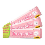 Babymed Rosa Pomada Assadura 45g - Kit Com 3 Unidades