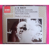  Bach Pablo Casals Suítes Fur Violoncello Solo 2 Cd's 
