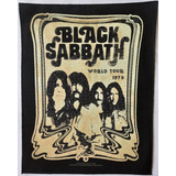 Back Patch Para Costas Black Sabbath World Tour Bp16 Oficial
