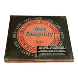 Bad Company Cd Duplo Live 1977 & 1979 Lacrado Importado