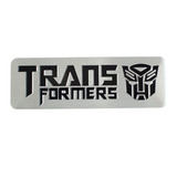 Badge Emblema Transformers Em Alumínio