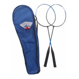 Badminton C/ 2 Raquetes 2 Petecas