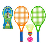 Badminton Jogo Interativo Peteca Com Raquetes