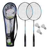 Badminton Kit Completo Com 2 Raquetes
