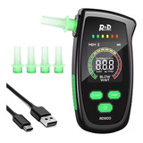 Bafômetro Etilômetro Digital Portátil Lcd Medidor Álcool Nf