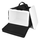 Bag Bolsa Mochila Térmica Motoboy Delivery C/ Isopor Cor Preto