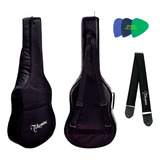 Bag Capa Acolchoada P/ Violão Takamine Com Bolso + Correia