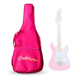 Bag Capa Para Guitarra Infantil Condor Toys Club Rosa