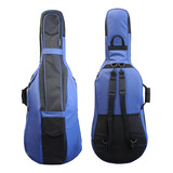 Bag Capa Violoncelo Cello Azul Extra Luxo 4/4