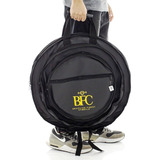 Bag De Pratos Bfc Brazilian Finest Cymbals Preta Eco Couro