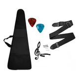 Bag Guitarra Simples Nylon Alça E Bolso Case Bag