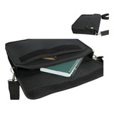 Bag Maleta Bolsa Capa Notebook Macbook Tiracolo 15.6 Preto