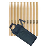 Bag Porta Baquetas Luxo C/ 10 Pares Mt-11 Liverpool Tipo 5a