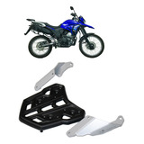 Bagageiro Yamaha Xtz 250 Lander 2019 Em Diante - Preto/prata