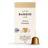 Baggio Aroma Caramelo Cápsula De Café Compatível Nespresso Com 10 Cápsulas