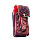 Bainha Capinha Conjugada Couro Celular Canivete Cinto Luxo