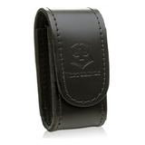 Bainha De Cinto Para Canivete Couro Preto Victorinox Média