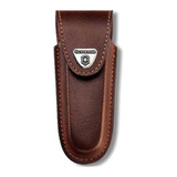 Bainha Victorinox Couro Marrom Canivete Grande 111mm 4.0538