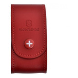 Bainha Victorinox Vermelha Couro Swisschamp Cód.