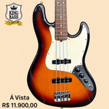 Baixo Fender American Standard Jazz Bass 4 Cordas 1996 50th