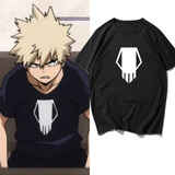 Bakugo Katsuki Anime T-shirt Roupas Masculinas E Femininas