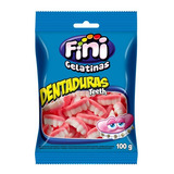 Bala De Gelatina Dentadura Fini 100g