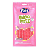 Bala De Gelatina Fini Tubes Vegan Smoofree Morango 80g